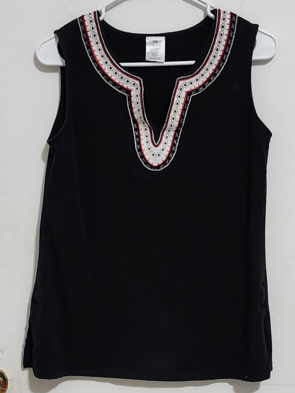 Brand Unknown, Ladies Sleeveless Tee Top, Size M